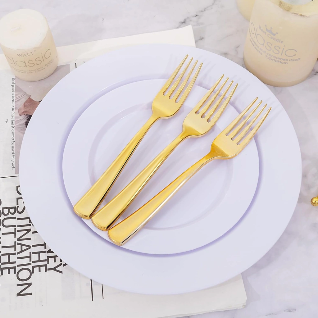 Heavyweight Plastic Silverware Set (600 Pieces)