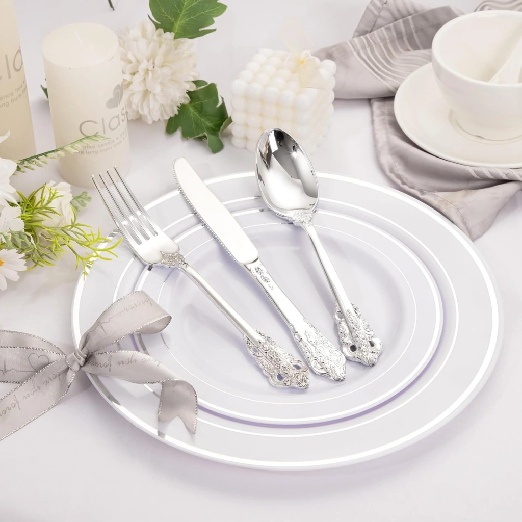 Heavy Duty Plastic Silverware Set