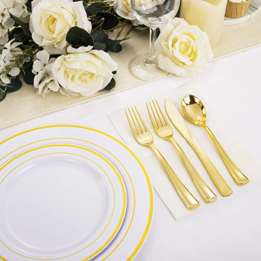Heavy Duty Plastic Silverware Set