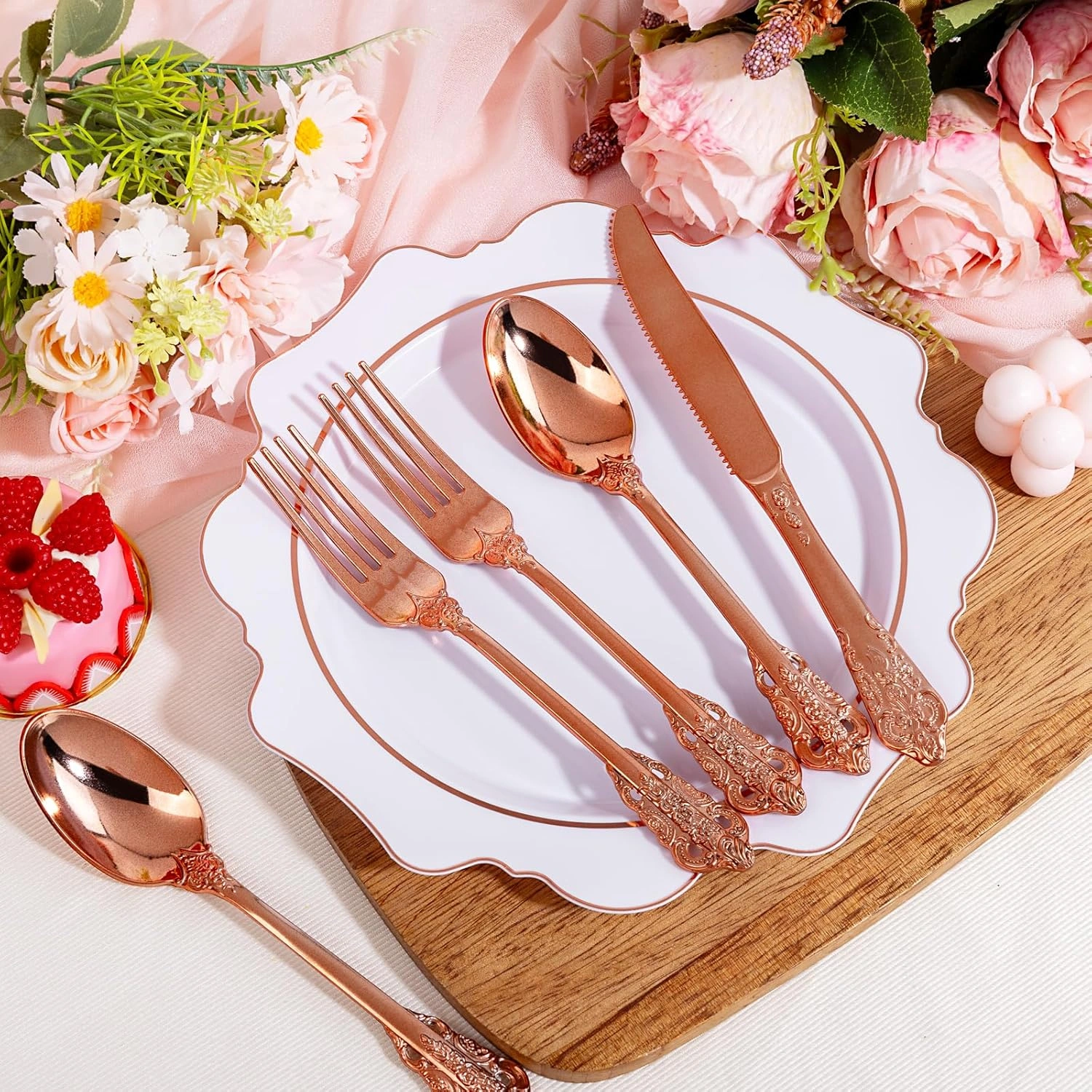 Heavy Duty Plastic Silverware Set
