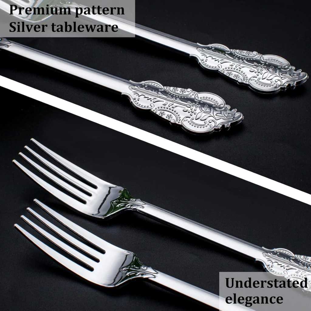 Heavy Duty Plastic Silverware Set