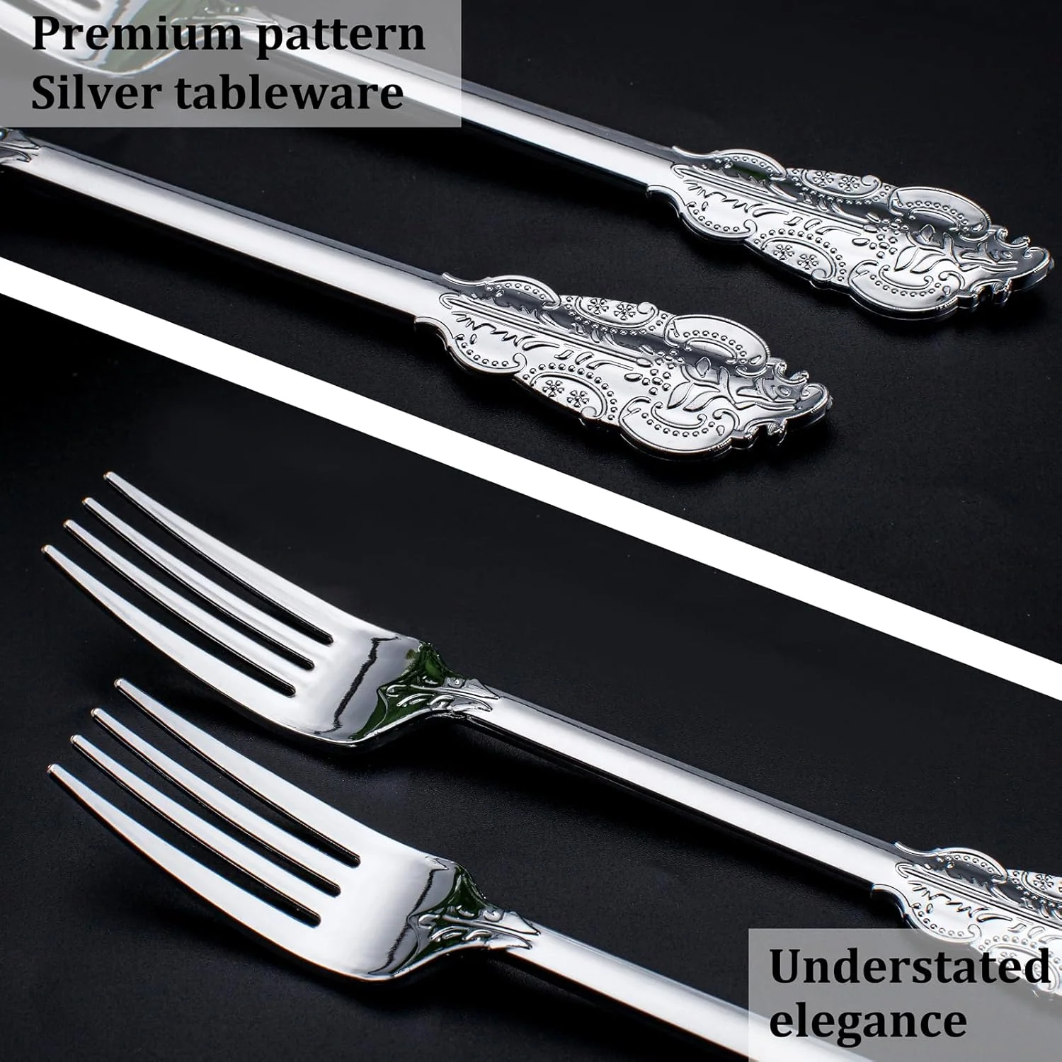 Heavy Duty Plastic Silverware Set
