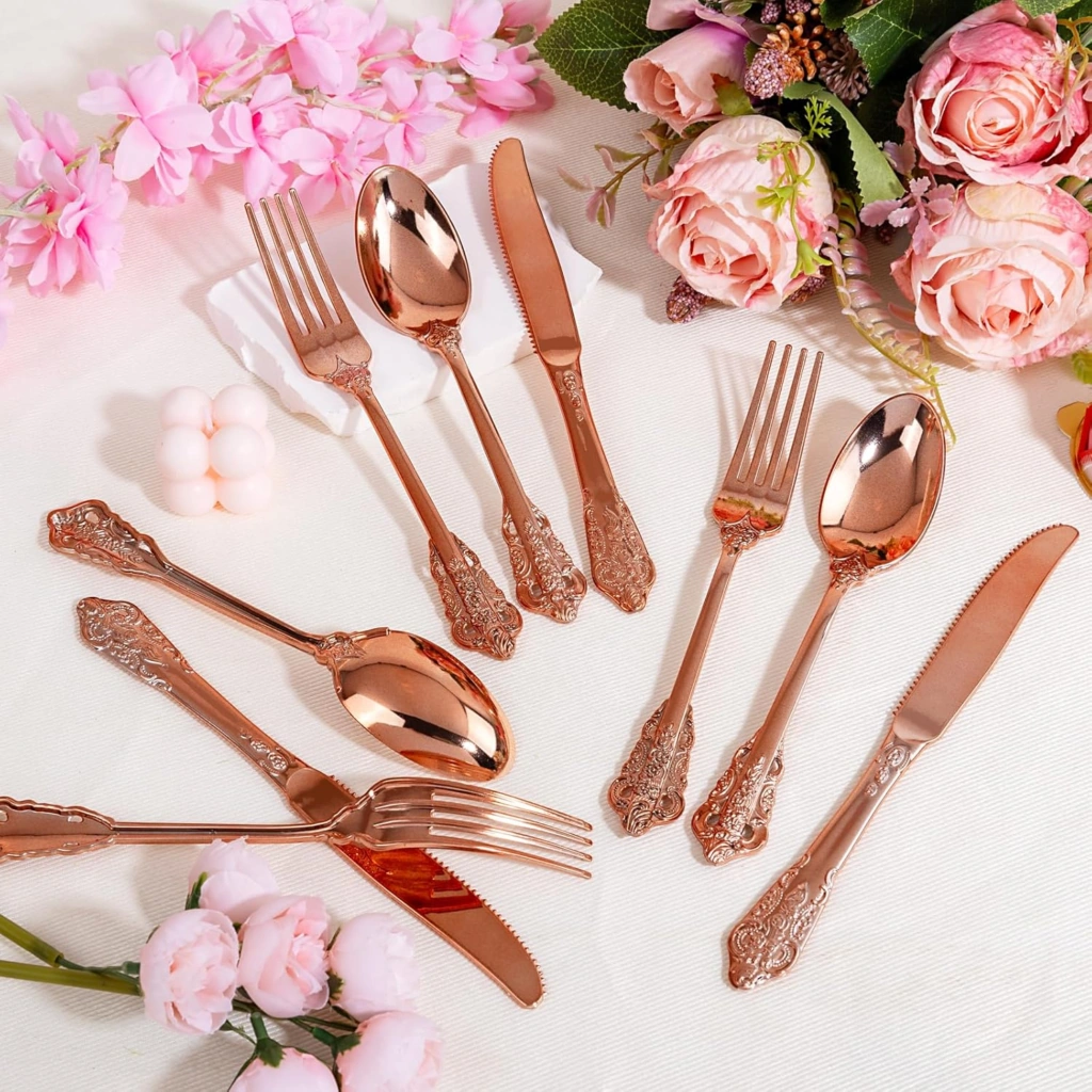 Heavy Duty Plastic Silverware Set