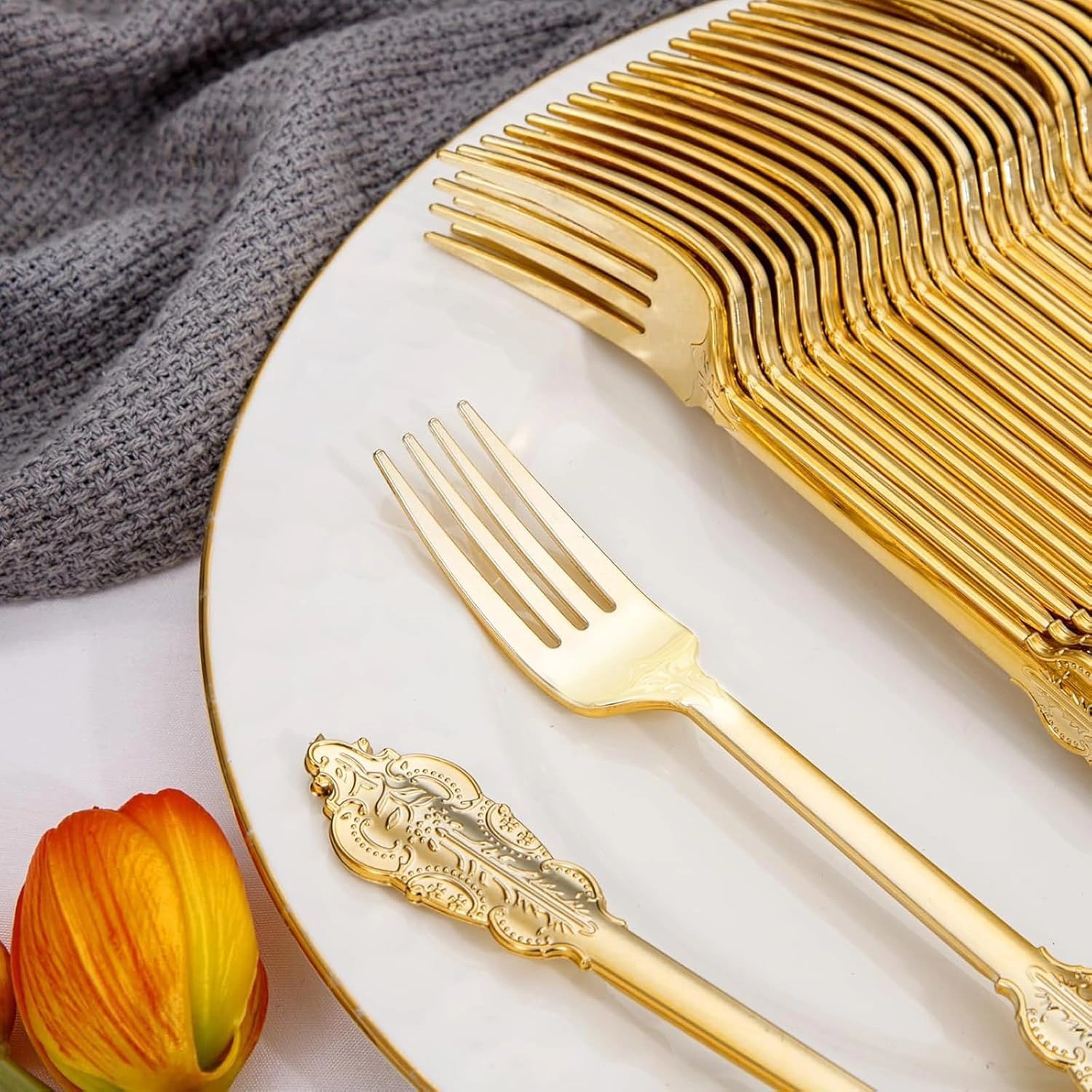 Heavy Duty Plastic Silverware Set