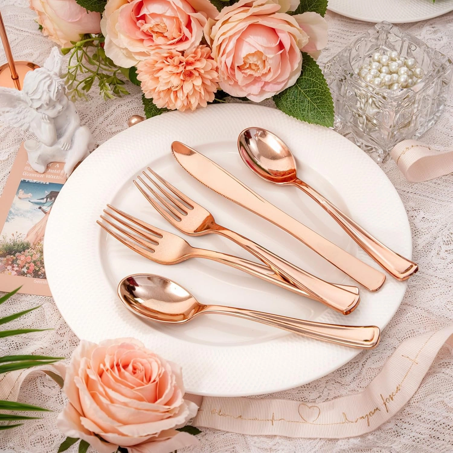 Heavyweight Plastic Silverware Set (600 Pieces)
