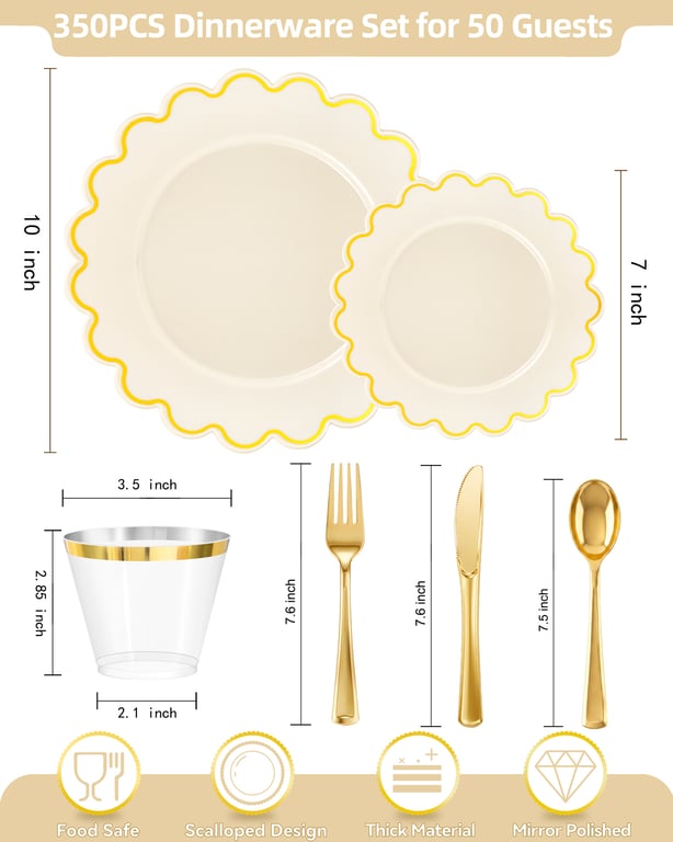 WonderfulParty party tableware product photograph