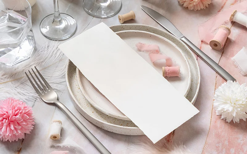 Using Neutral Tableware to Keep the Reveal a Surprise — illustration 2