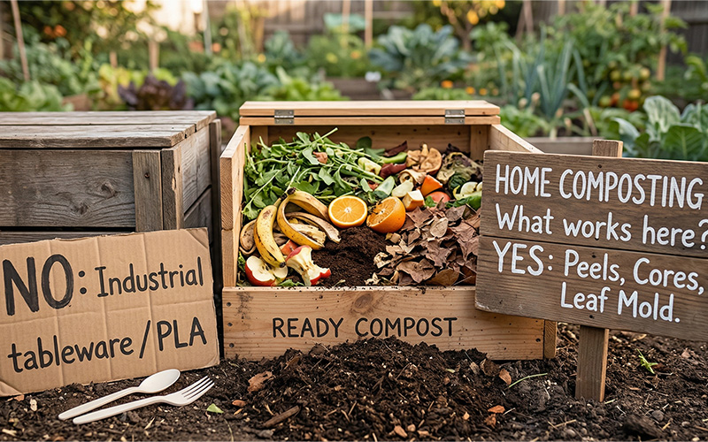 What Happens When "Compostable" Tableware Ends Up in a Landfill? — illustration 1