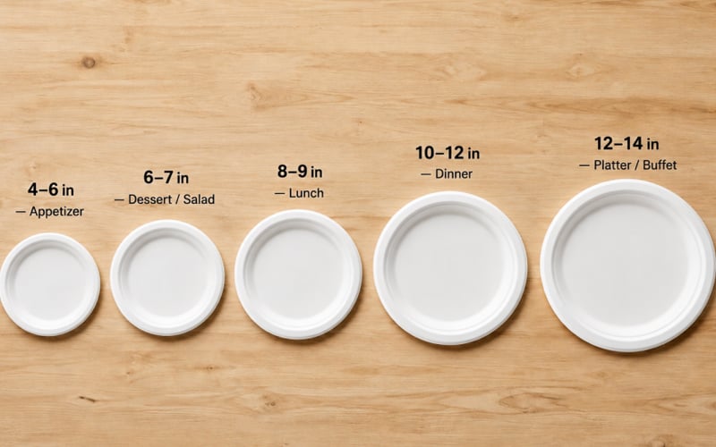 Plastic Disposable Plates — illustration 1