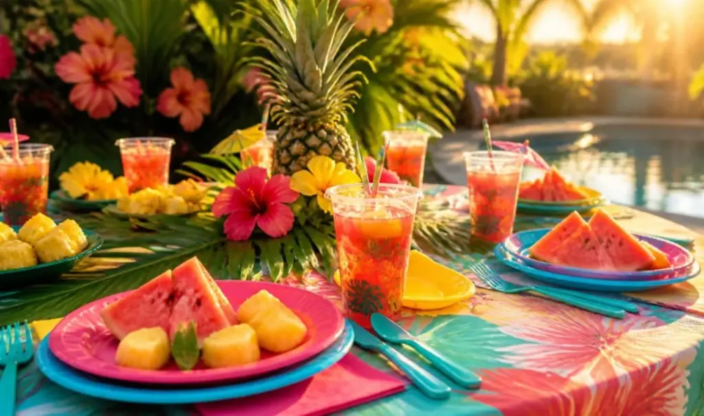 End-of-Summer Luau: Tropical Disposable Tableware & Cups Guide — featured image