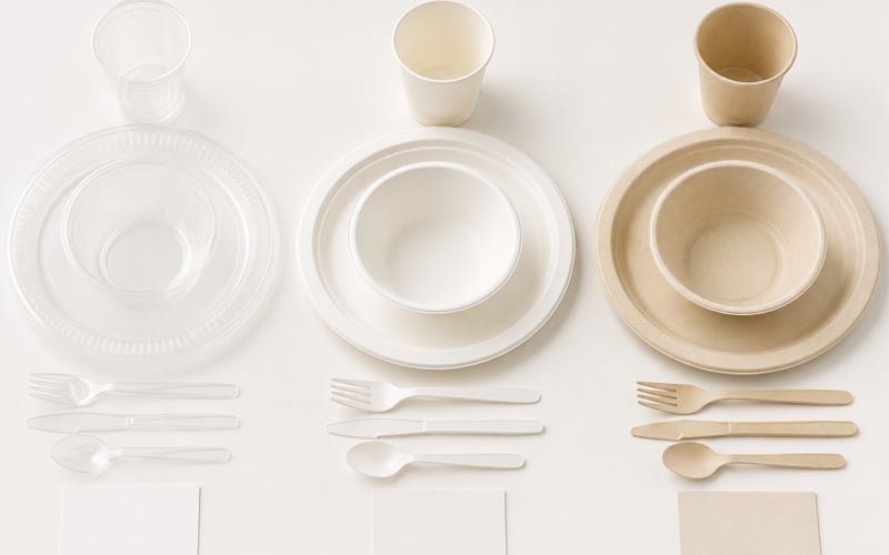 Bagasse and Plant-Fiber Disposable Tableware — illustration 3