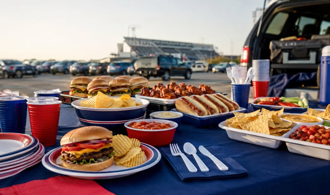 Football Tailgate Party: Disposable Plates, Cups & Trays for Game Day — featured image