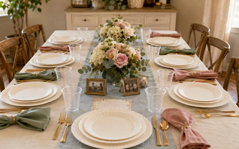 Add Low Flowers, Family Photos, or Recipe Cards — illustration 3