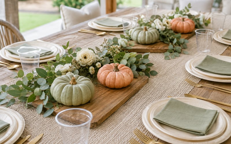 Disposable Tableware Essentials for a Fall Baby Shower — illustration 1