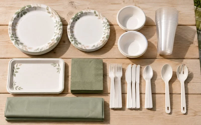 Napkins and Disposable Table Covers — illustration 1