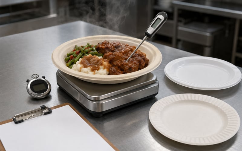 Test Samples With the Actual Food and Service Conditions — illustration 4