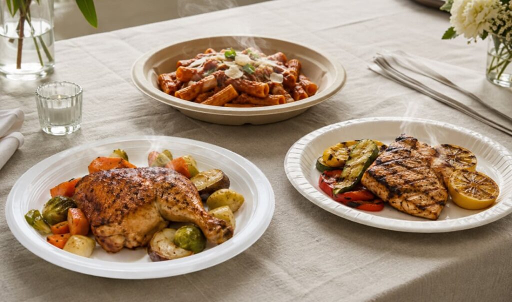 Which Disposable Plates Handle Heat? A 2026 Guide for Hot Food — featured image