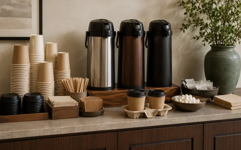 Cup Sizes, Lids and Sleeves for Hot Drink Service — illustration 3
