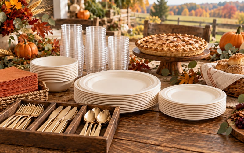 How Much Disposable Tableware Does a Harvest Party Need? — illustration 5