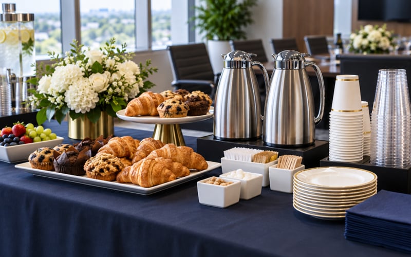 Client Receptions: Coordinated Dinnerware and Drinkware — illustration 1