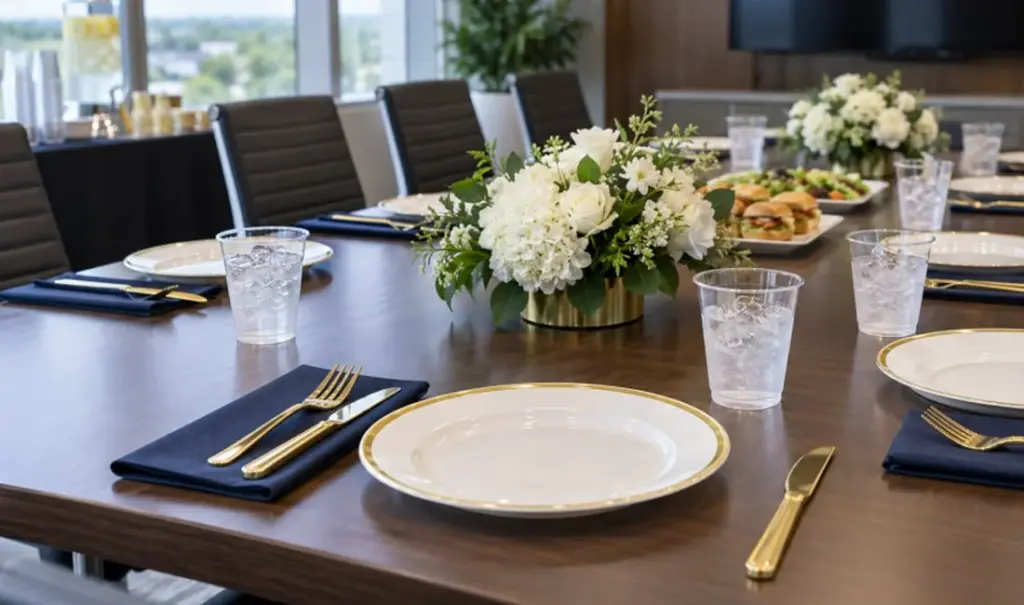 Corporate Event Disposable Tableware 2026: Bulk Buying & Presentation — featured image