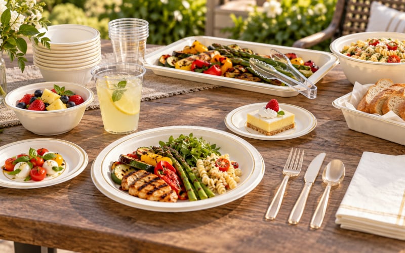 Add Serving Trays, Platters, and Utensils — illustration 3