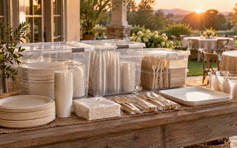 How to Handle Disposable Tableware After an Outdoor Event — illustration 7