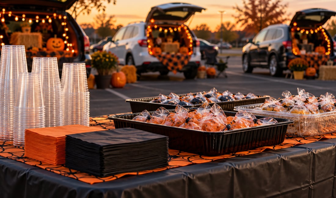 Trunk-or-Treat Party: Bulk Disposable Cups, Trays & Napkins — featured image